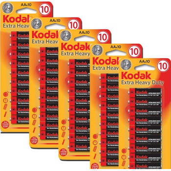 AA Batterijen - Kodak Extra Heavy - Penlite - 50 Stuks