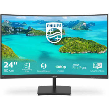 Philips Full HD curved monitor 241E1SCA/00