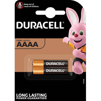 Duracell batterijen Ultra Power AAAA, blister van 2 stuks 10 stuks