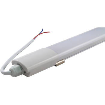LED TL Armatuur - LED Balk - Prixa Blin - 18W - Waterdicht IP65 - Natuurlijk Wit 4000K - Kunststof - 60cm