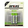 Arcas Rechargeable NimH AA/HR6 800mAh blister 2