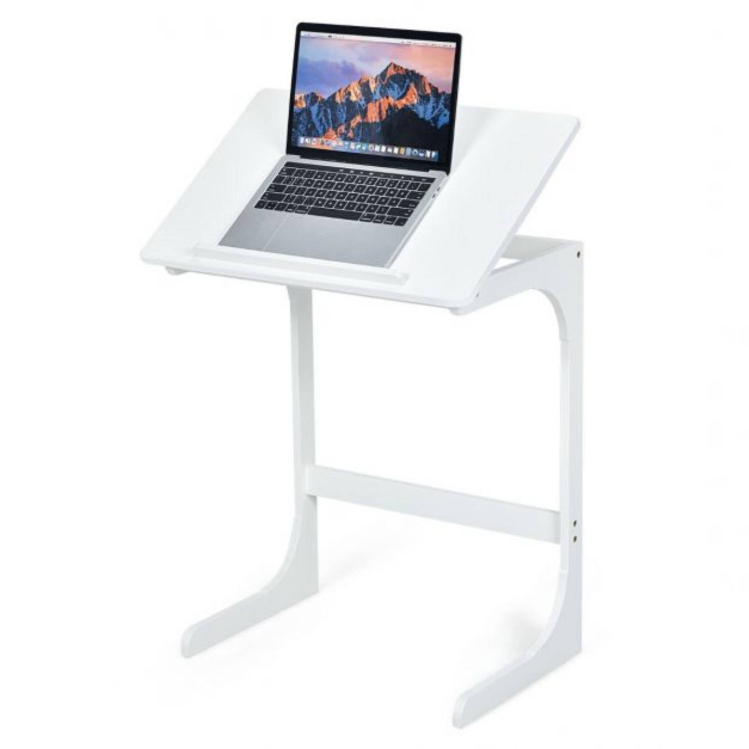 Zenzee Bijzettafel Laptoptafel Laptopstandaard Eettafel Klapbaar Voor Bank Of Bed B60 X H70 X D40 Cm