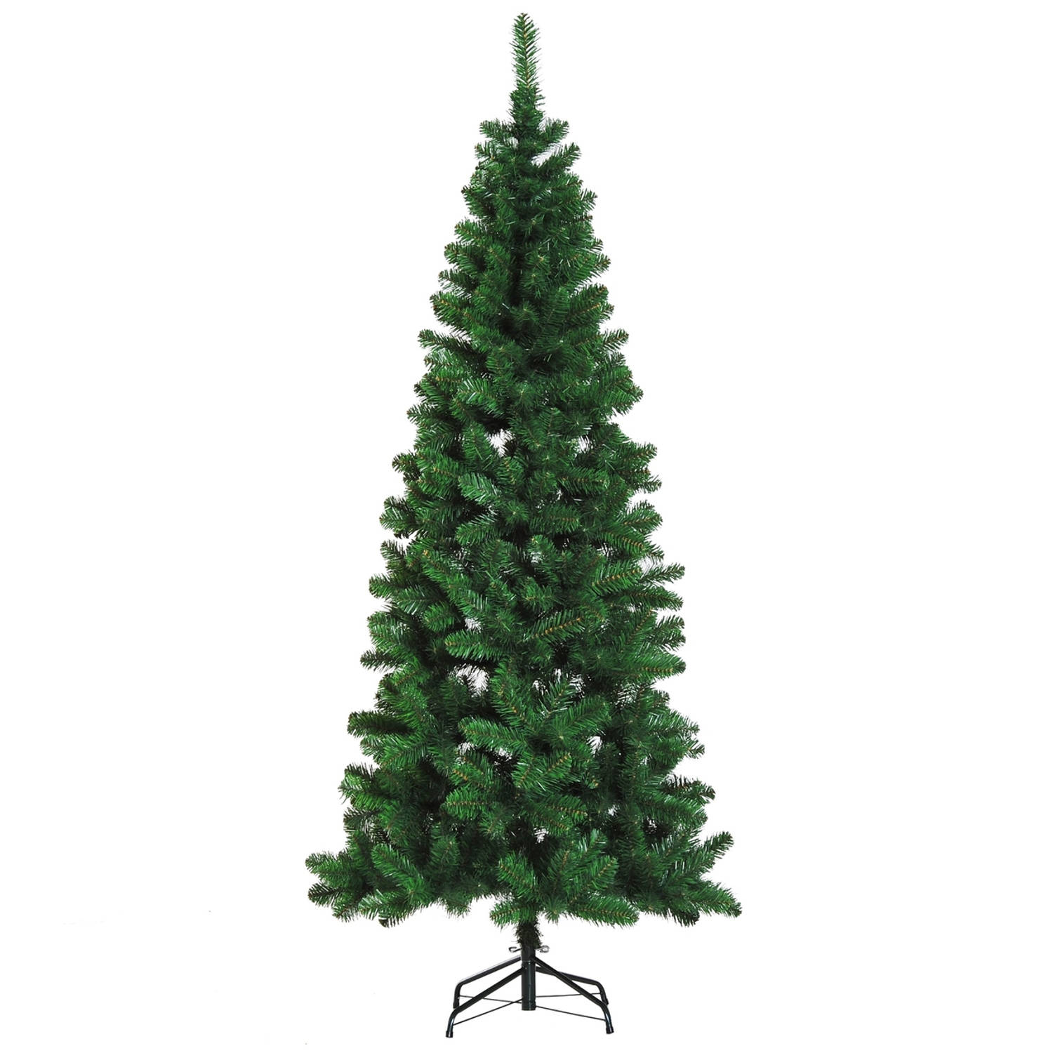 Christmasgoodz Kunstkerstboom Smalle Kunstkerstboom Smalle Kerstboom Volle Boom 210 Cm