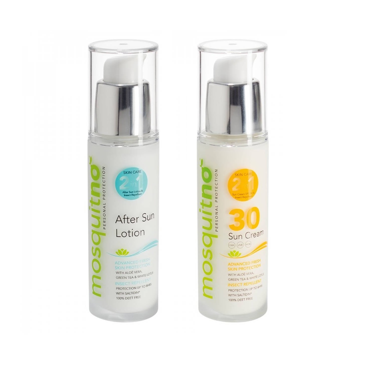 MosquitNo Zonnecreme & After Sun Set - Insectwerend - 2x50 ml