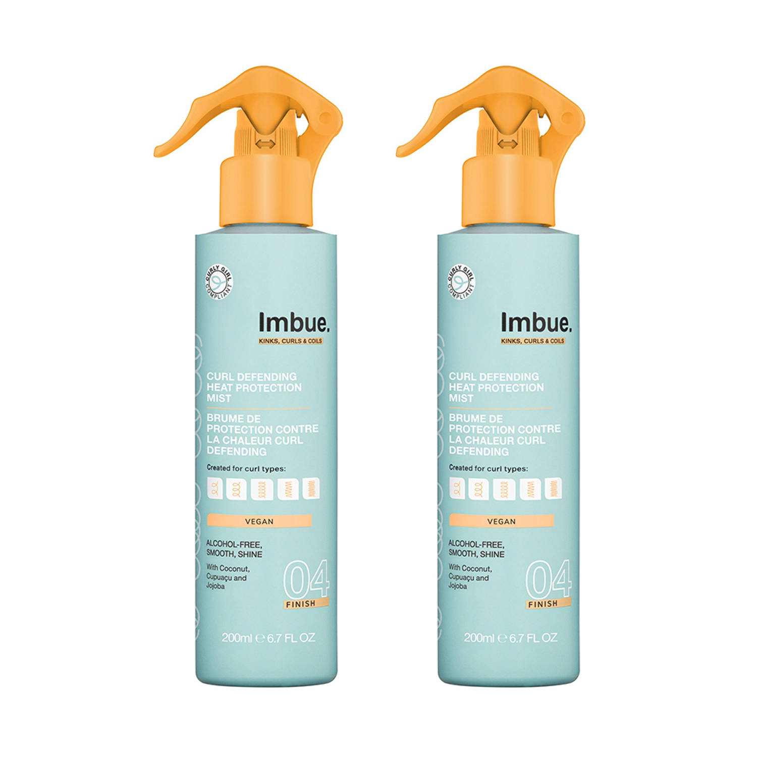 IMBUE. - Curl Defending Heat Protection Mist - Voordeelverpakking - 2 x 200 ml