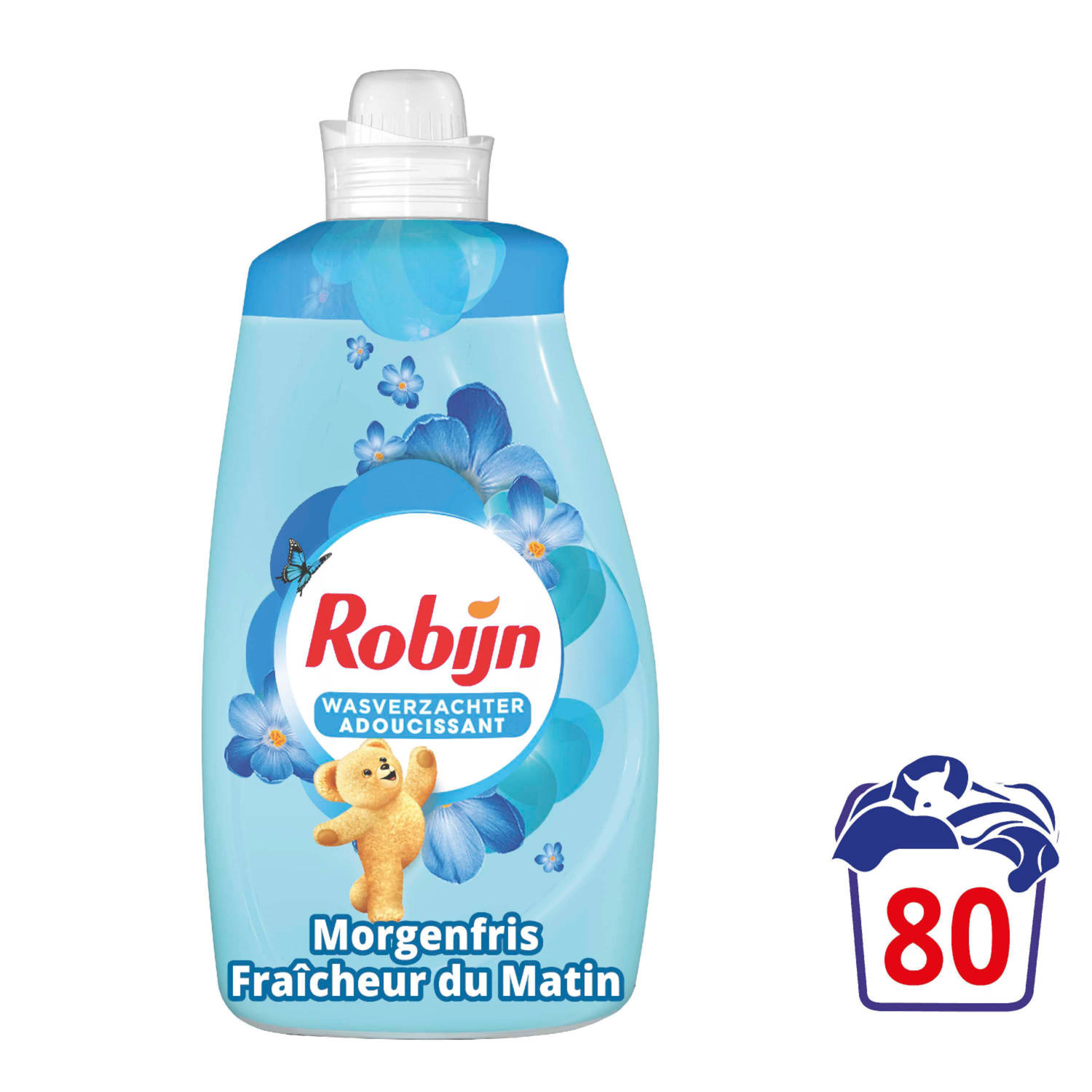 Robijn Wasverzachter - Morgenfris - Voordeelverpakking 4 x 80 wasbeurten