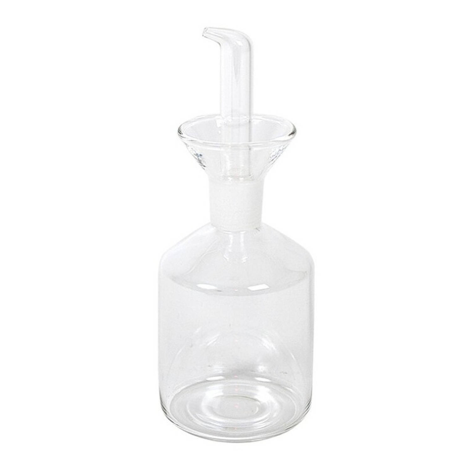 Faculteit genie Gek Glazen olie fles met anti-druppel schenktuit 250 ml - Olie- en azijnstellen  | Blokker