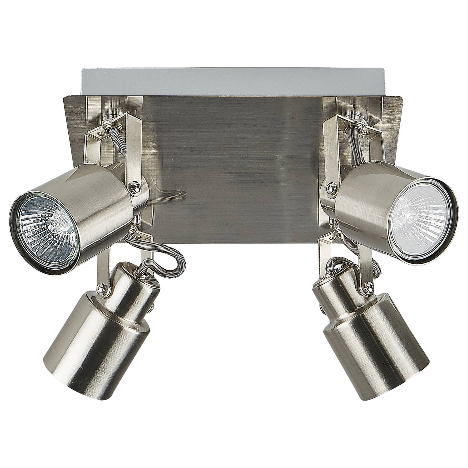 Beliani Bonte Plafondlamp-zilver-ijzer