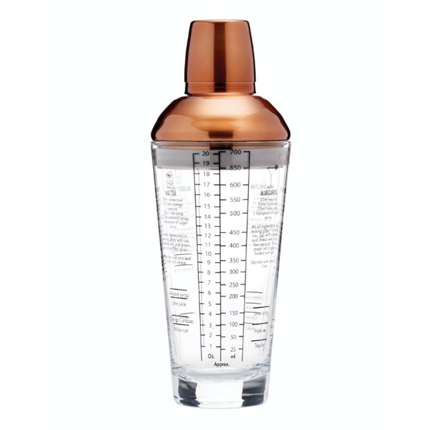 KitchenCraft Luxe Lounge Cocktailshaker 0,65 L