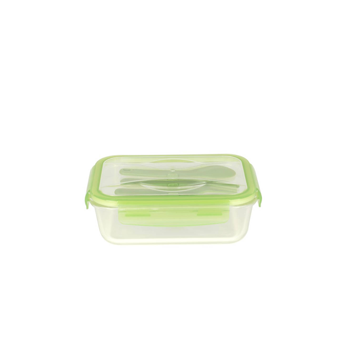 Pebbly Lunchbox Inclusief Bestekset, Glas, 1.2 Liter Pebbly