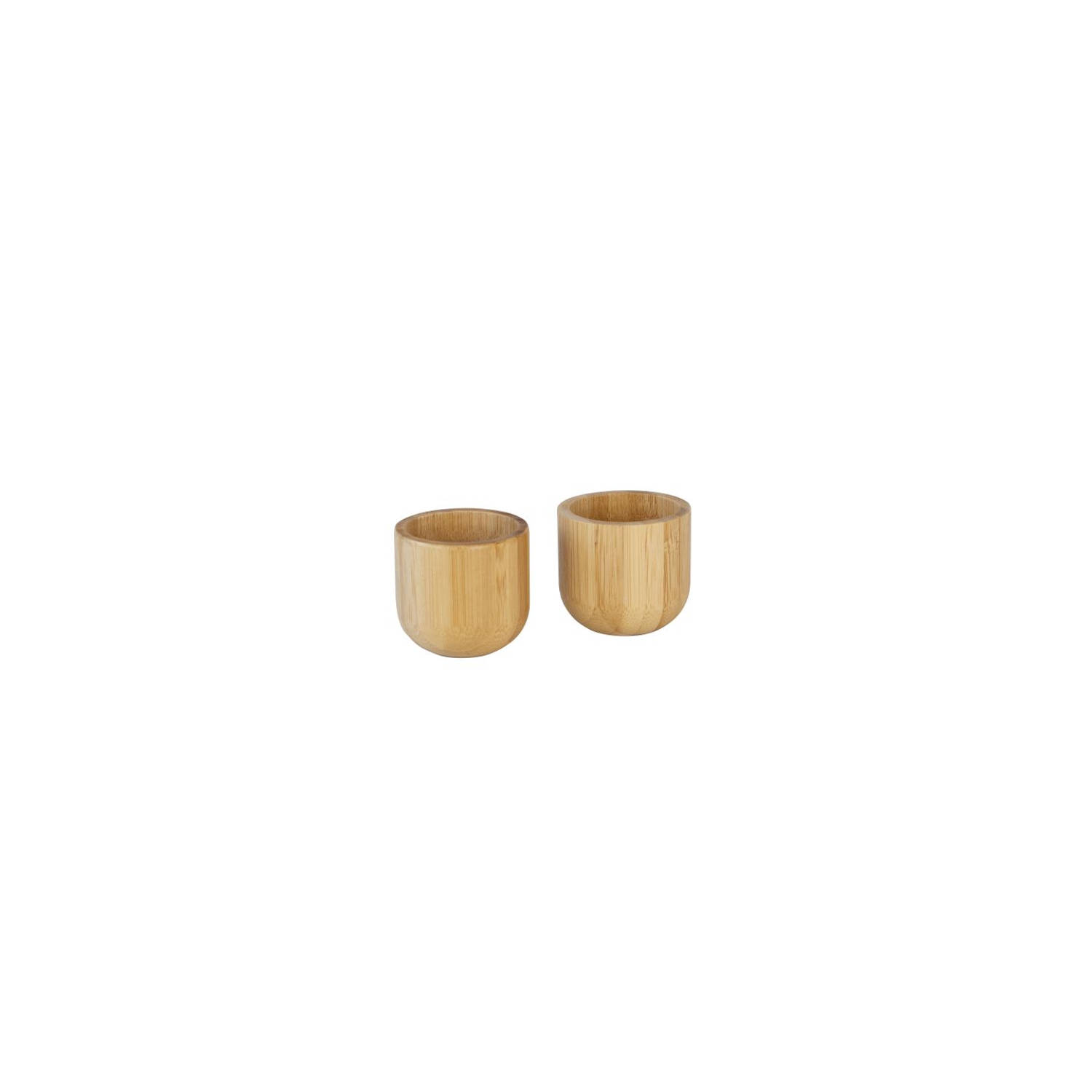 Pebbly - Eiderdopjes Bamboe Set van 2 Stuks - Bamboe - Transparant
