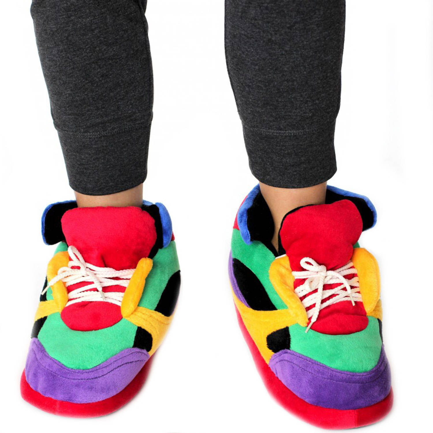 Tirannie Vreemdeling beschermen Pantoffels/sloffen clownschoenen/sneakers voor volwassenen LG (39-41,5) -  Sloffen - volwassenen | Blokker
