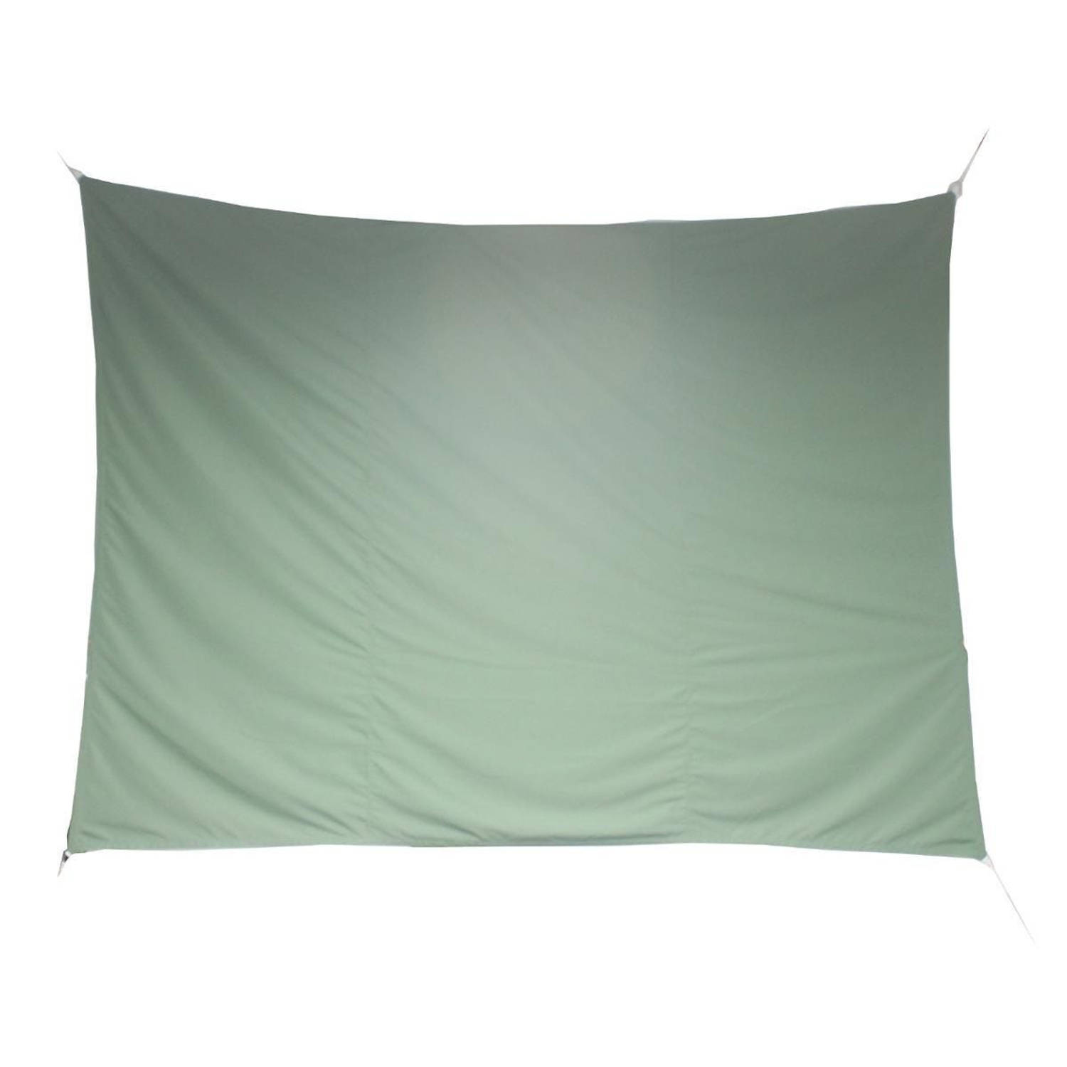 Premium Kwaliteit Schaduwdoek-zonnescherm Shae Rechthoekig Groen 3 X 4 Meter Schaduwdoeken
