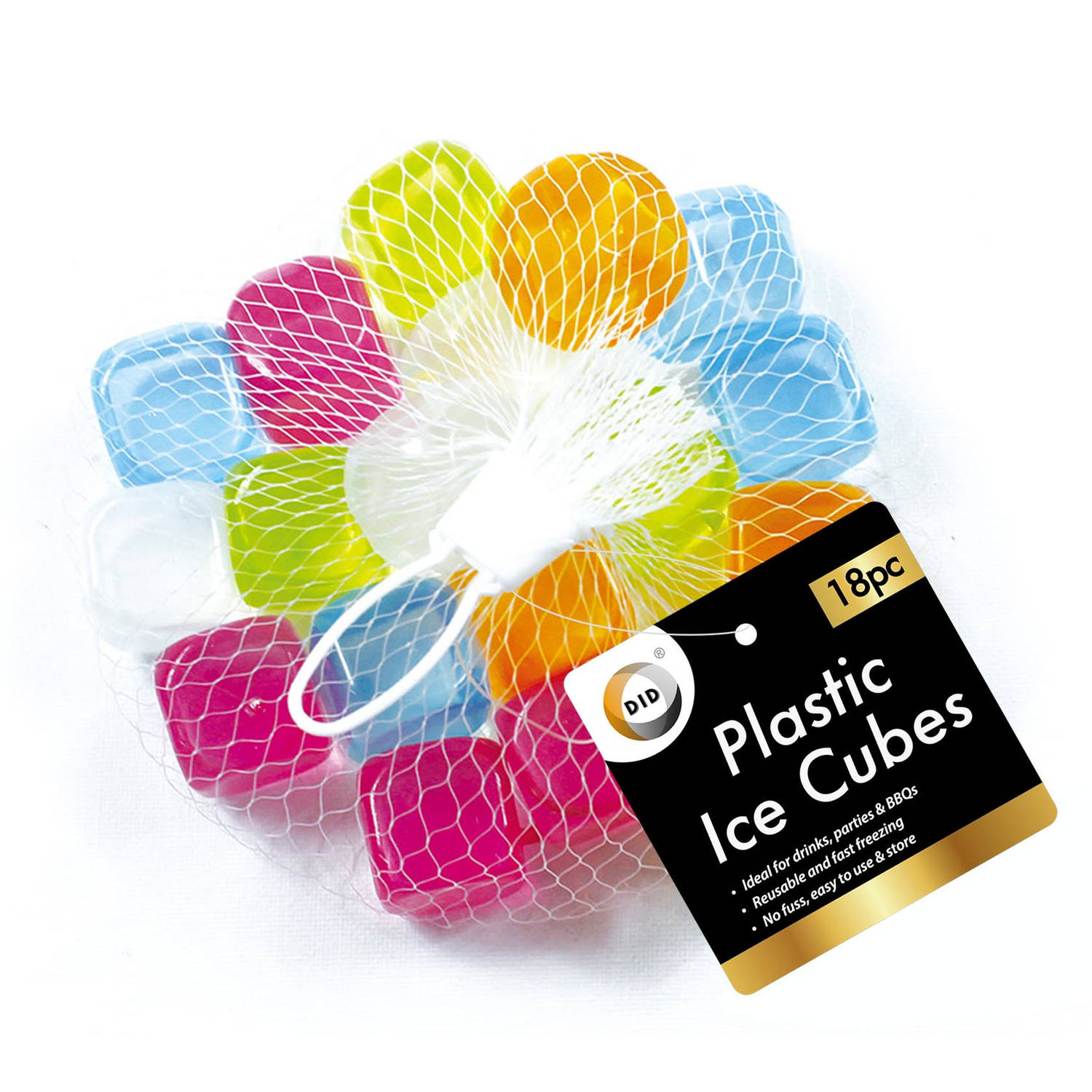 Vooruitzicht Spreekwoord Meedogenloos 36x stuks herbruikbare kunststof ijsklontjes in diverse kleuren -  IJsblokjesvormen | Blokker