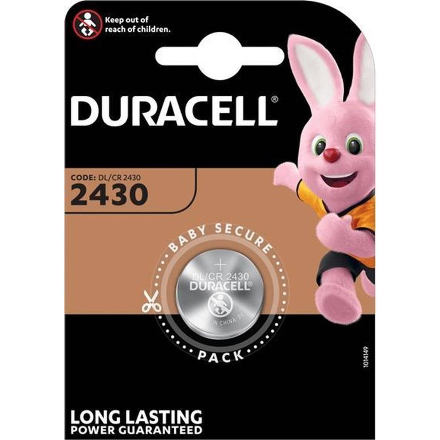 Duracell DL2430 huishoudelijke batterij Wegwerpbatterij Lithium