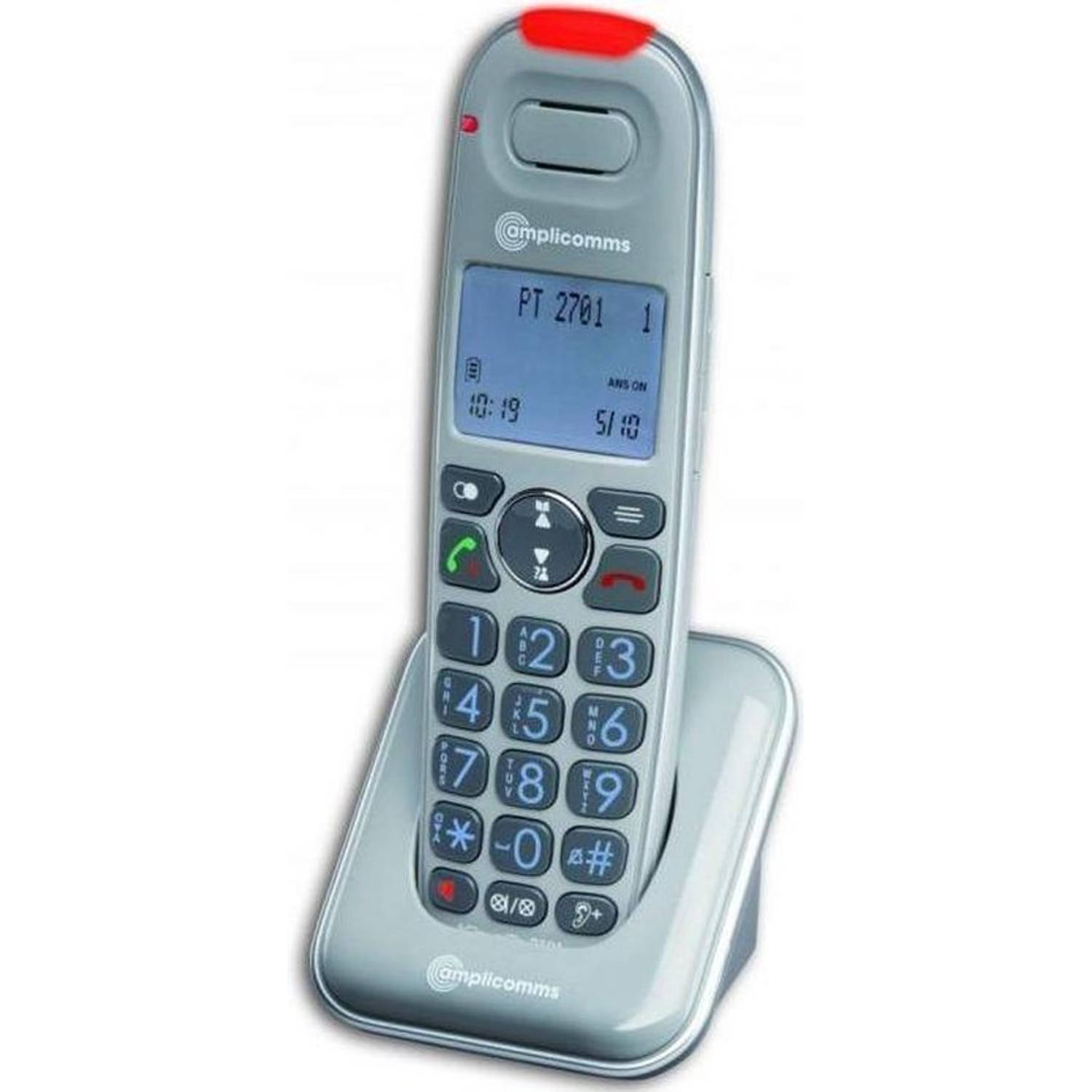 Amplicomms Powertel 2701 DECT draadloze telefoon handset Uitbreiding van Amplicomms powertel