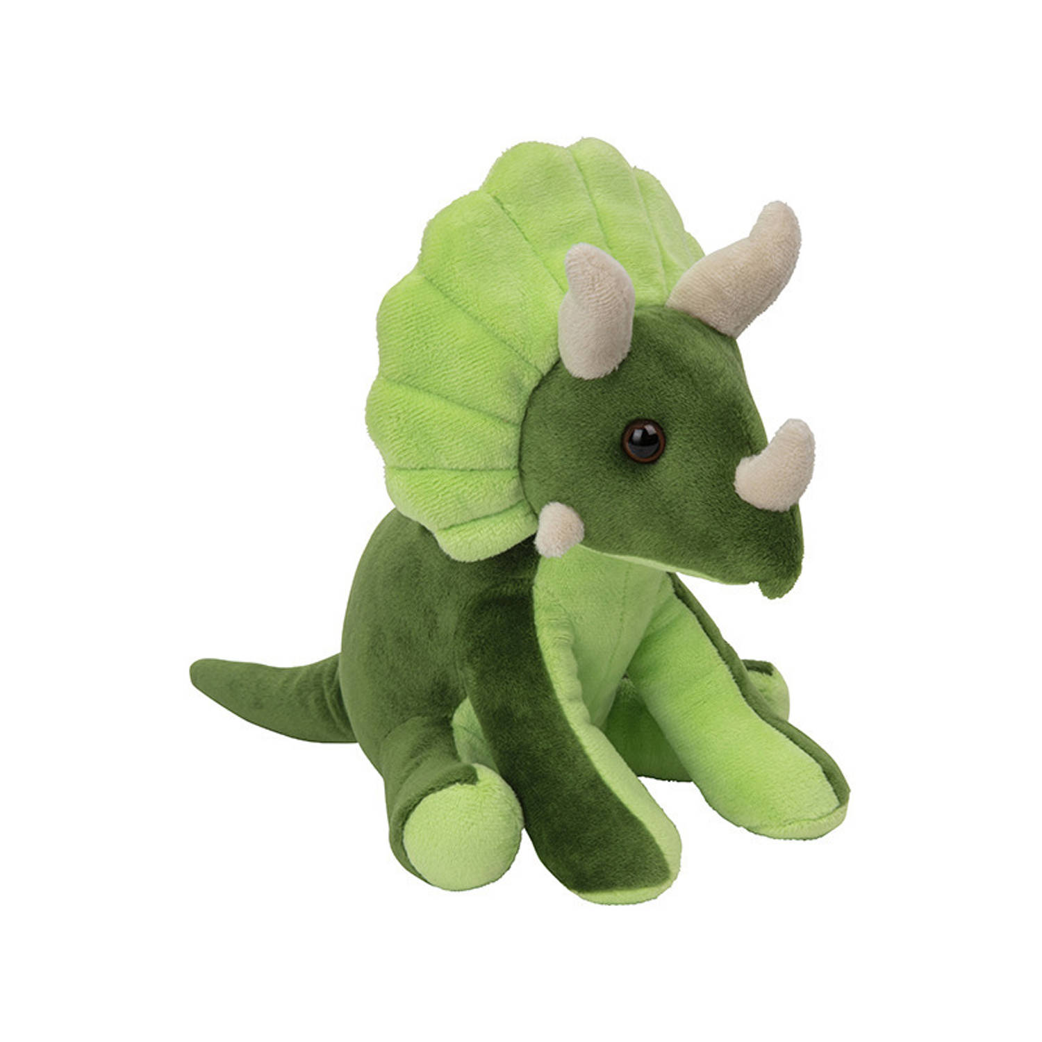 Pluche knuffel dinosaurus Triceratops van 20 cm - Knuffeldieren speelgoed