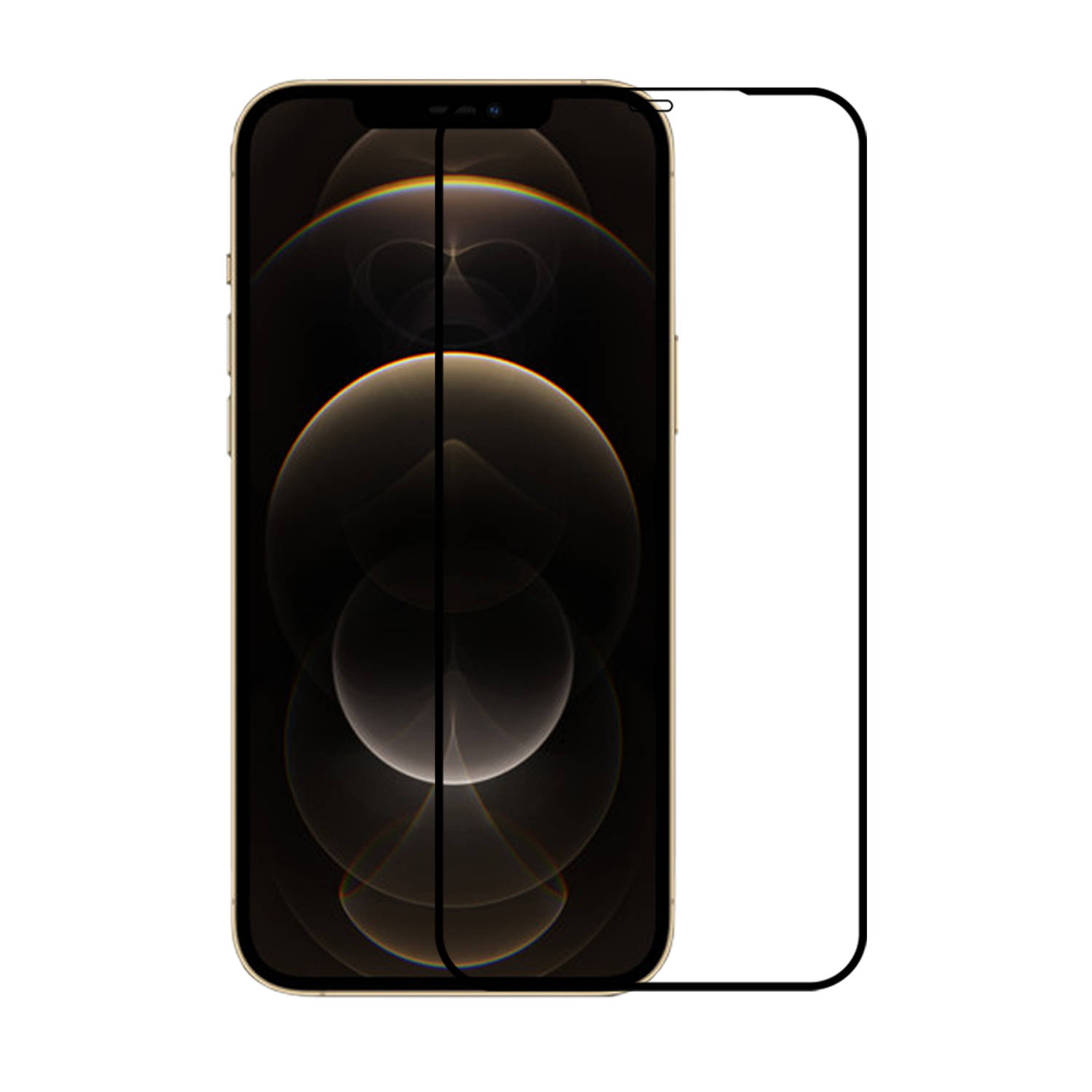 Kratoshield Iphone 12 Pro Max Screenprotector Gehard Glas Full Cover