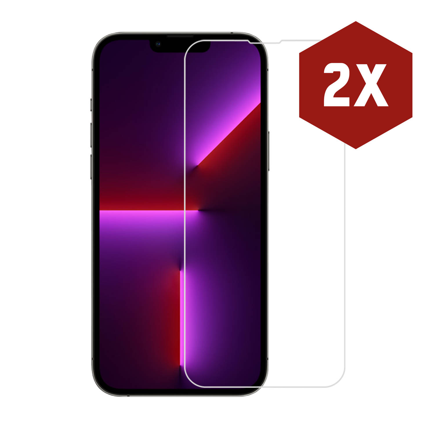 2-pack Kratoshield Iphone 13 Pro Max Screenprotector Gehard Glas