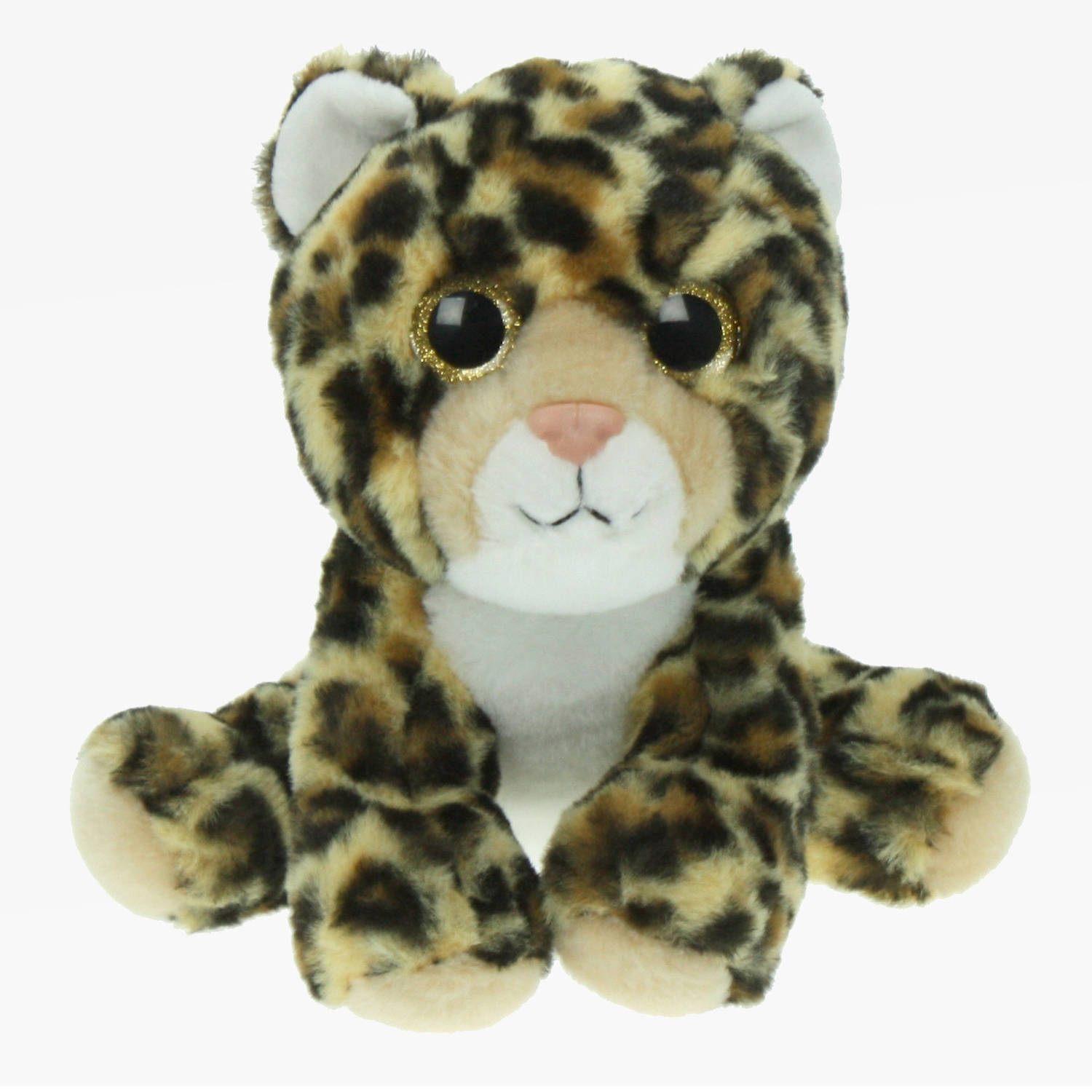 Pluche knuffel dieren Luipaard van 25 cm - Speelgoed knuffels - Cadeau voor jongens/meisjes