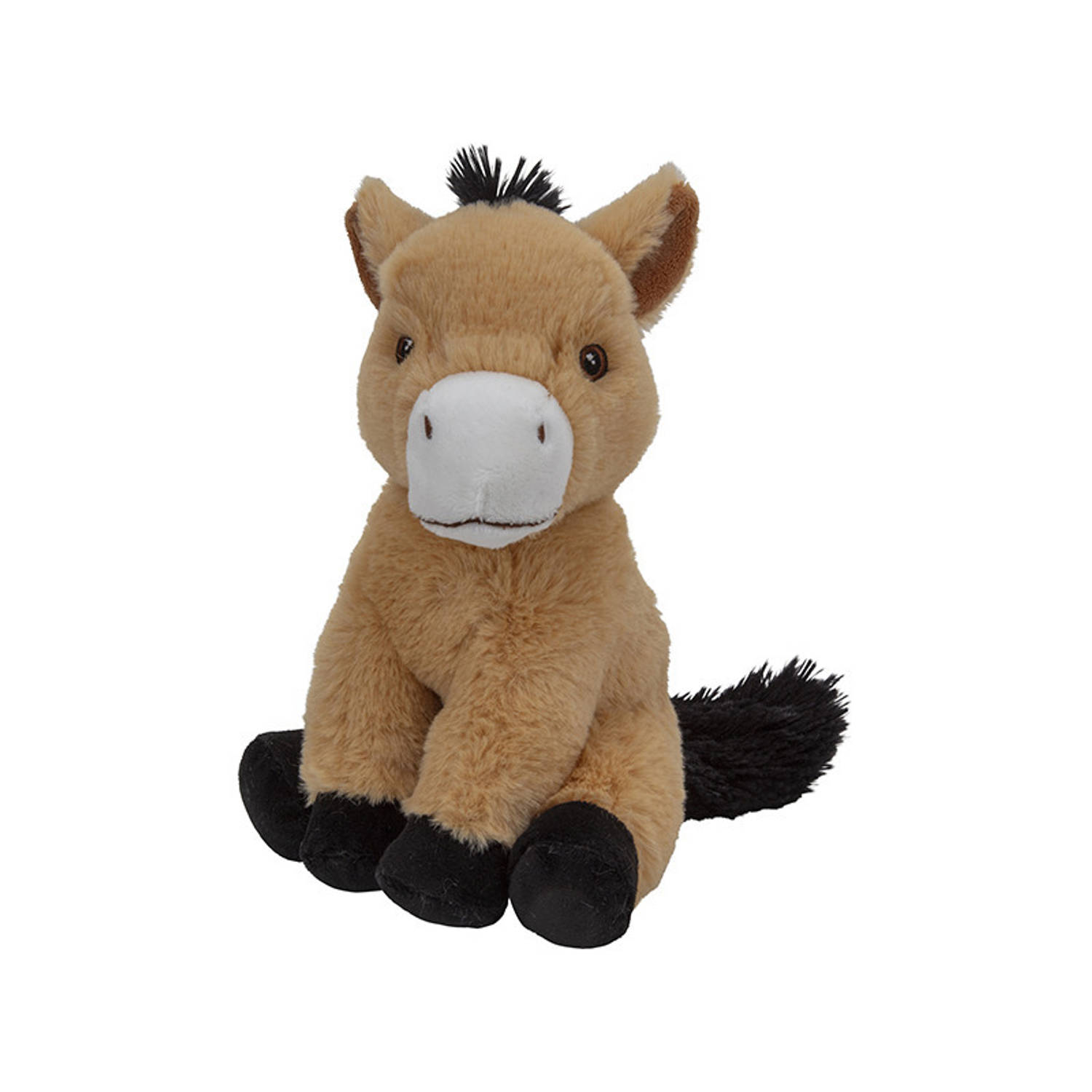 Pluche dieren knuffels Paard van 23 cm - Knuffeldieren speelgoed