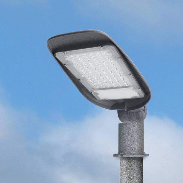 Aigostar LED Straatlamp 30W - 6500K - IP65 - 15000 Lumen-Verlichting voor terrassen - Parkeerplaatsen - Tuinverlichting
