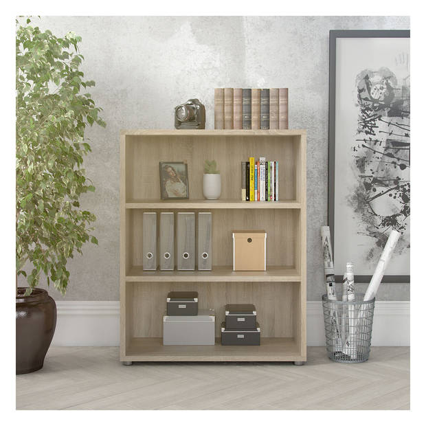 Prisme kast 2 planken eiken decor.