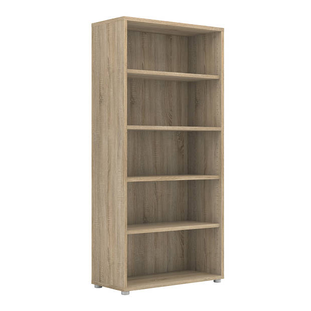 Prisme kast 4 planken eiken decor.