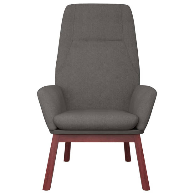 The Living Store Relaxstoel - Comfort - Stoelen - 70 x 77 x 94 cm - Lichtgrijs