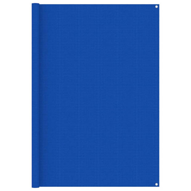 vidaXL Tenttapijt 200x400 cm HDPE blauw