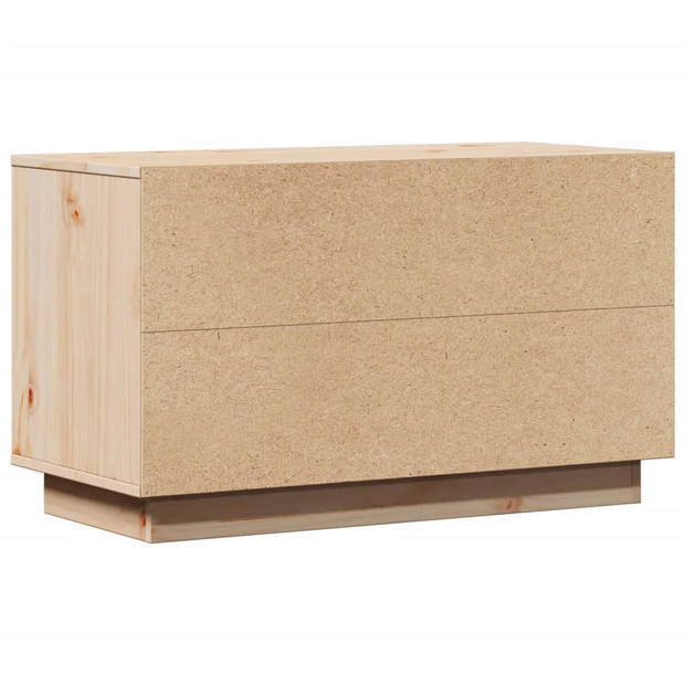 vidaXL Tv-meubel 74x35x44 cm massief grenenhout