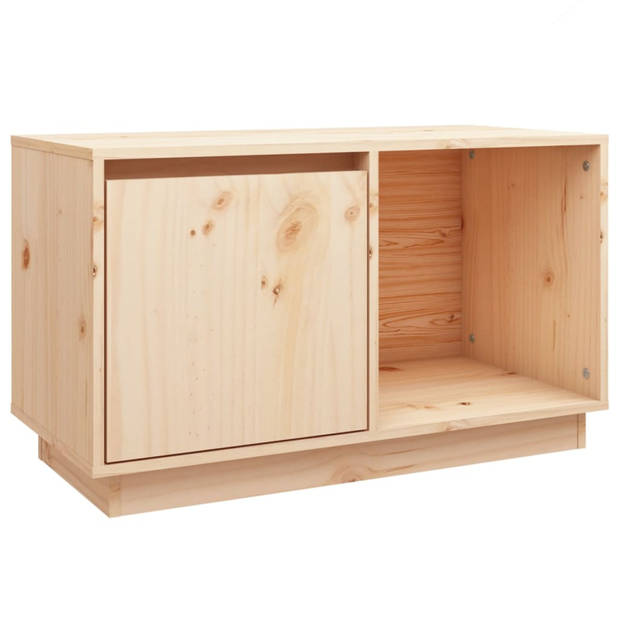 vidaXL Tv-meubel 74x35x44 cm massief grenenhout