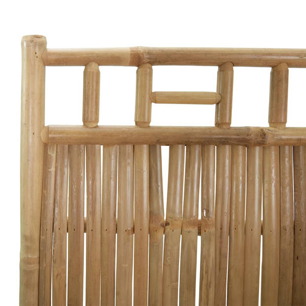 The Living Store Kamerscherm Bamboe 5 Panelen - 200x180 cm - Waterbestendig - Duurzaam