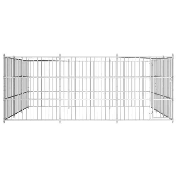 vidaXL Hondenkennel voor buiten 450x450x185 cm