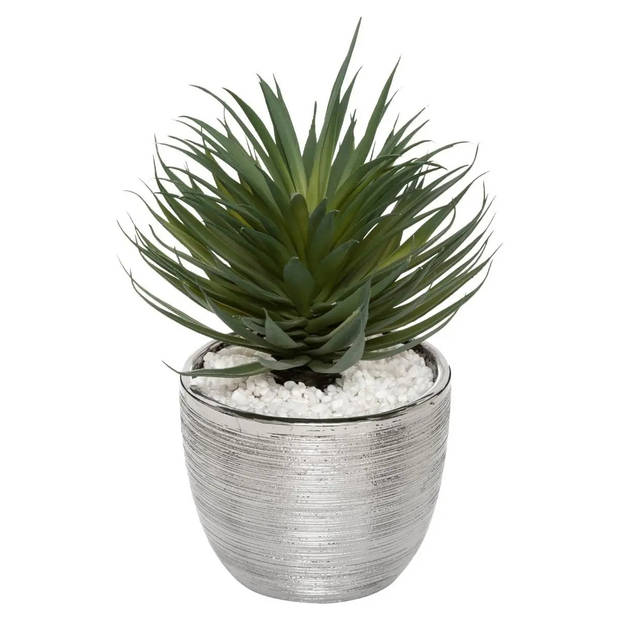 Atmosphera kunstplant in keramische pot 27 cm - Kunstplanten