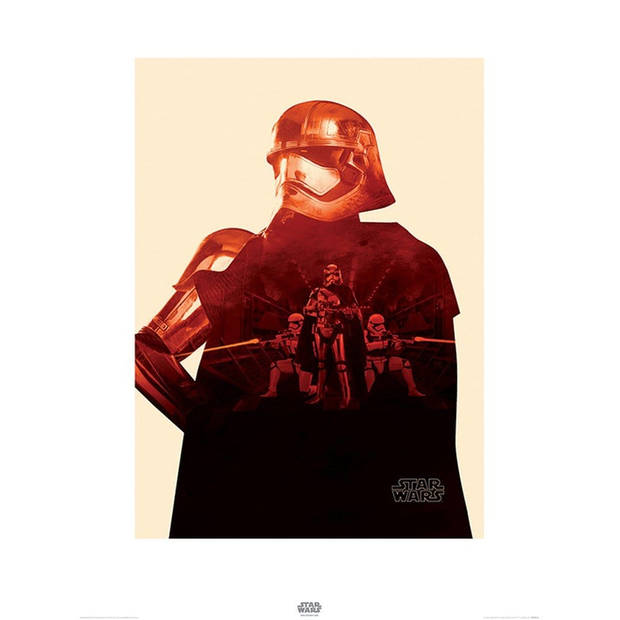 Kunstdruk Star Wars Episode VII Captain Phasma Tri 60x80cm