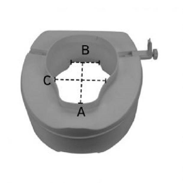 Moretti toiletverhoger - 10 cm hoog met deksel