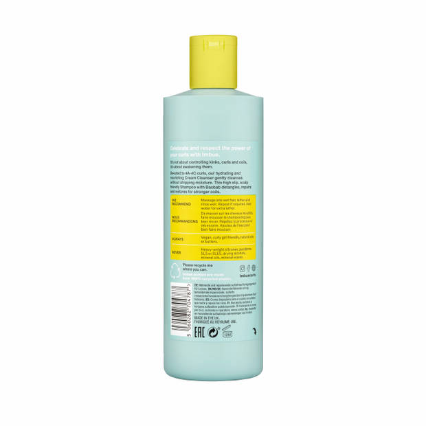 IMBUE. - Coil Awakening Cream Cleanser - Sulfaatvrij - Voordeelverpakking - 2 x 400 ml