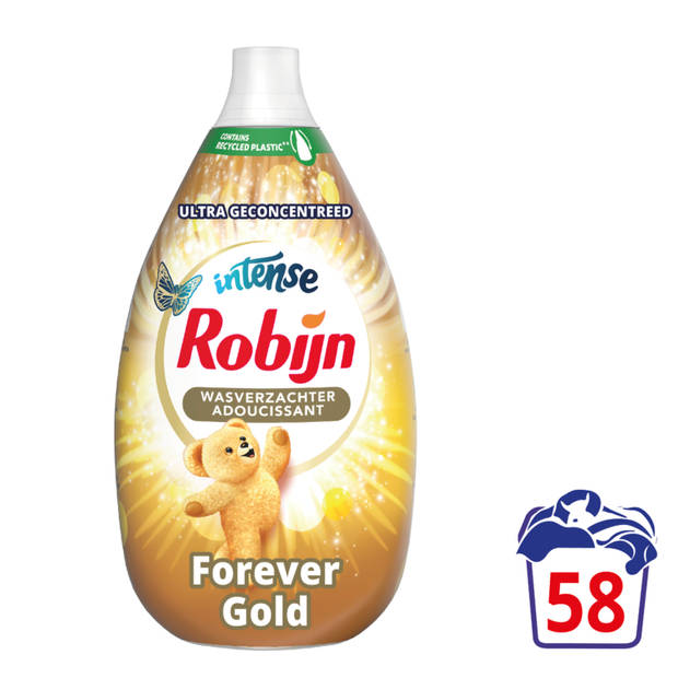 Robijn Intense Forever Gold Wasverzachter - 6 x 58 wasbeurten - Voordeelverpakking