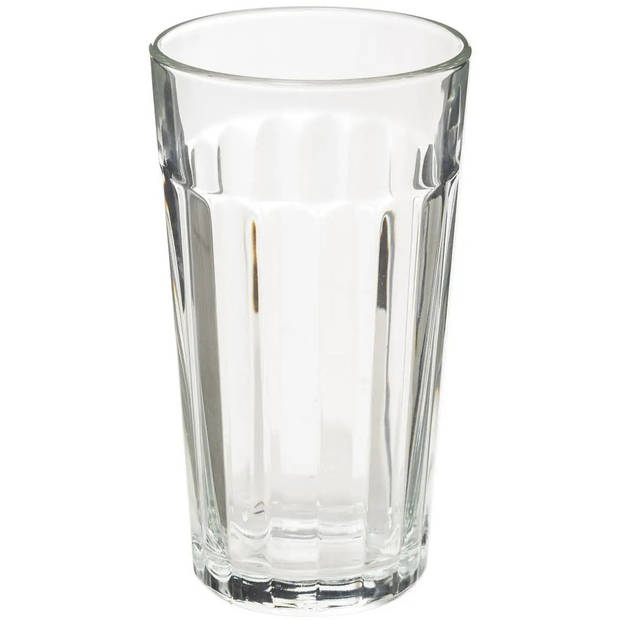 Set van 6x stuks water/sap glazen Lorenz 350 ml van glas - Drinkglazen