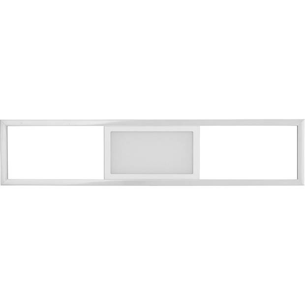 LED Plafondlamp - Plafondverlichting - Trion Riyaz - 22W - Aanpasbare Kleur - Afstandsbediening - Dimbaar - Rechthoek -