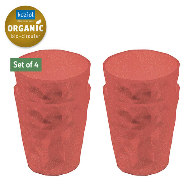 Club S 2.0 Beker 250 ml Set van 4 Stuks