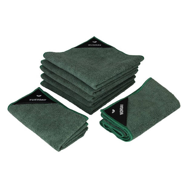 Klud Vaatdoekjes Oily Green 30 x 30 - 7 Stuks