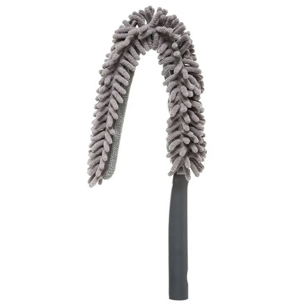 Plumeau/ragebol microvezel 63 cm grijs buigbaar - plumeaus