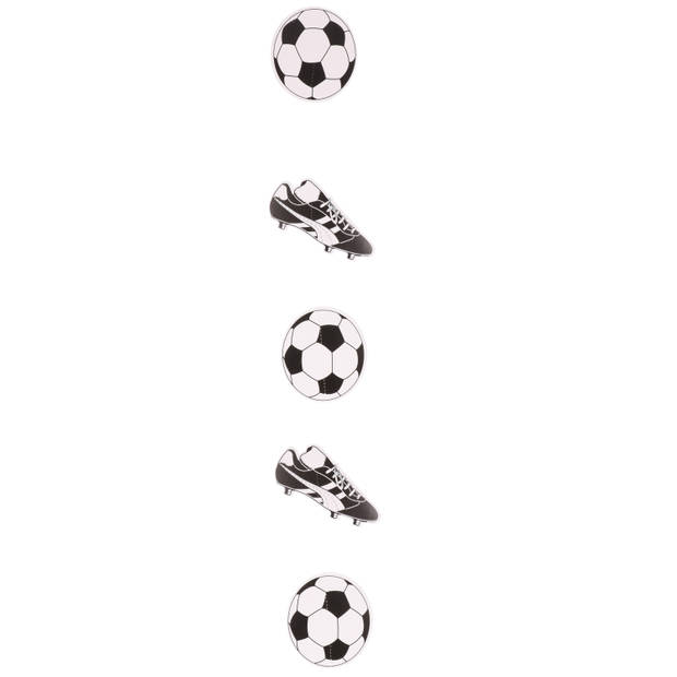 Voetbal versiering/slinger - voetbalschoenen/bal slinger - Hangdecoratie