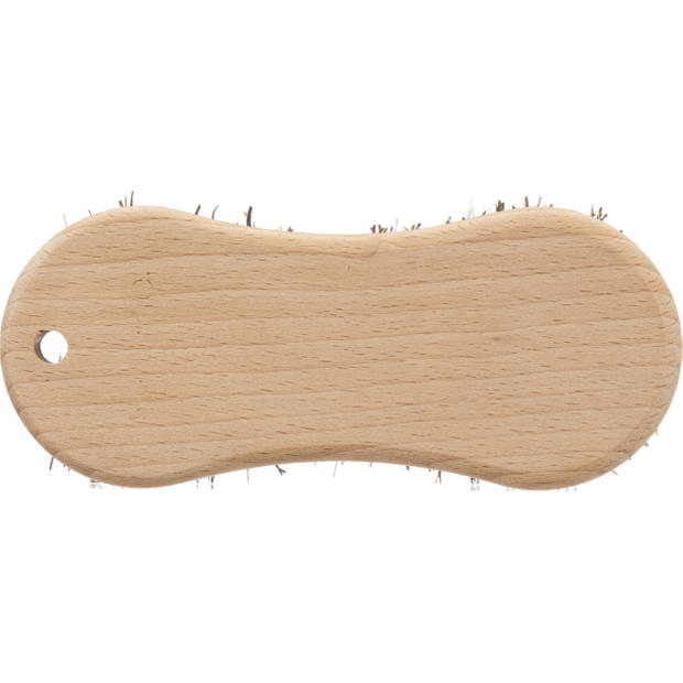 2x Stuks schrobborstel/schrobber 15 cm van hout - Schrobborstels