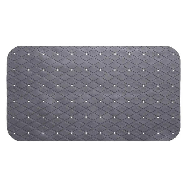 5Five Badmat - grijs - anti-slip - 70 x 35 cm - Badmatjes