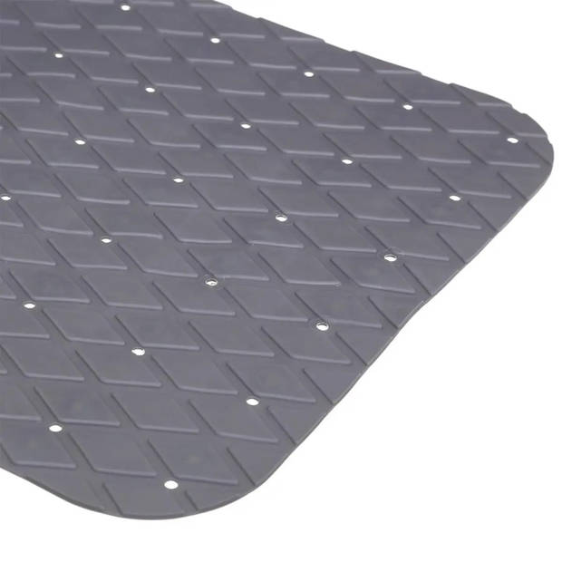 5Five Badmat - grijs - anti-slip - 70 x 35 cm - Badmatjes