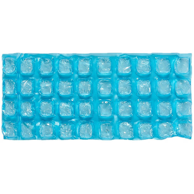 Set van 4x stuks herbruikbare flexibele koelelementen/icepacks 13 x 9 x 20 cm - Koelelementen