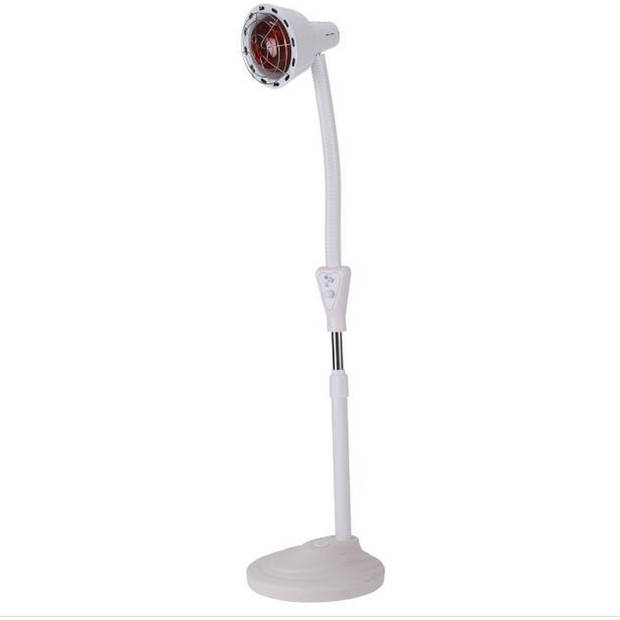 Infraroodlamp 275W - Warmtelamp tegen spier- en gewrichtspijn - Infraroodtherapie - Wit